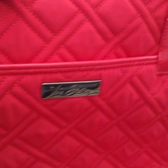 Vera Bradley Triple Compartment Travel Bag, Canyon Sunset Red - Picture 7 of 15